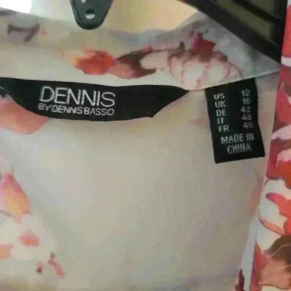 DENNIS by Dennis Basso Long Sheer Top - Picture 8 of 8